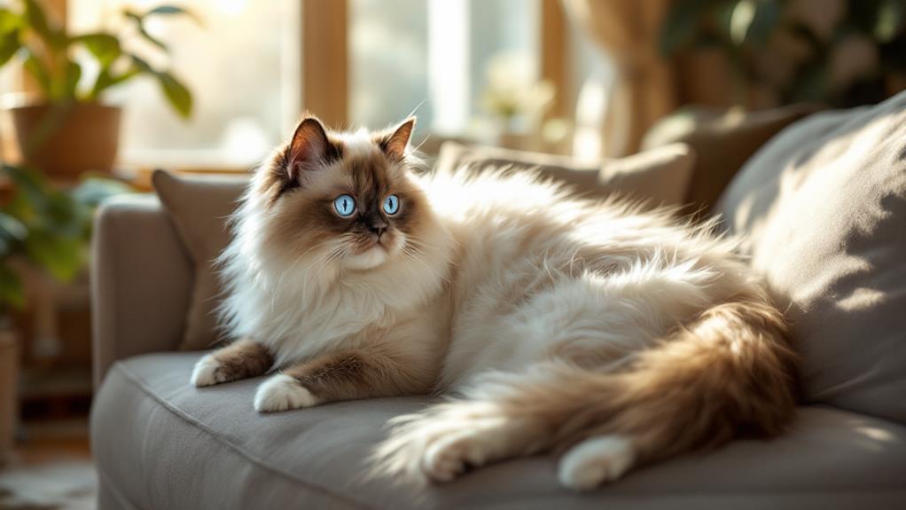 selecting a ragdoll cat