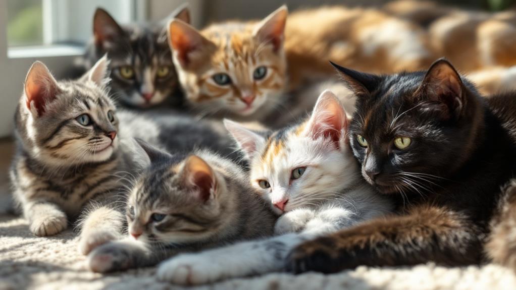 diverse color selection