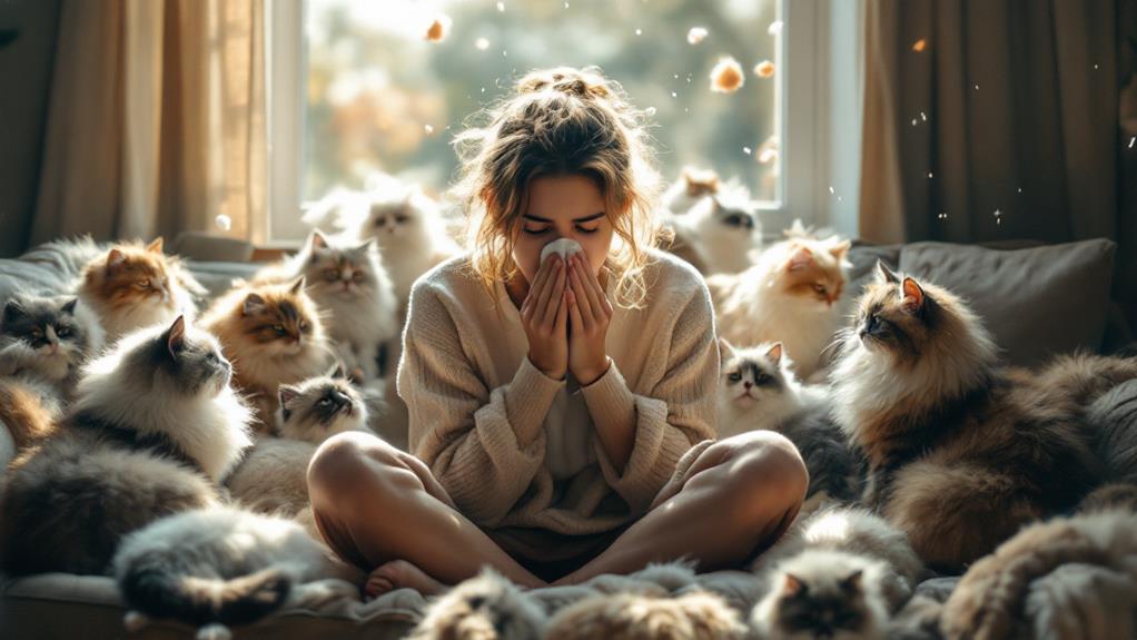feline allergy symptom relief