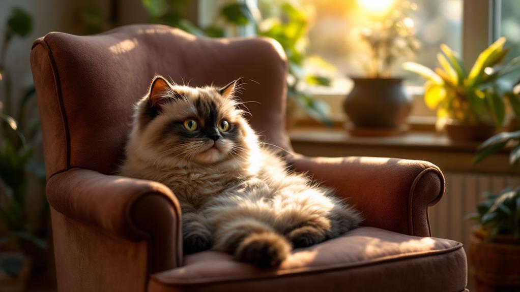 unique flat faced feline breed