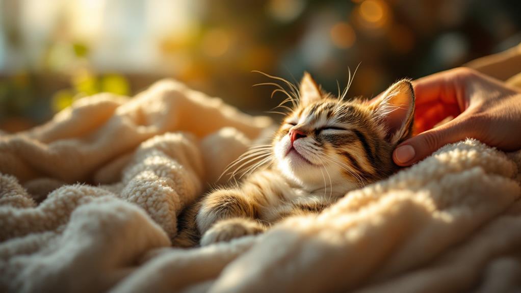 purring induced by emotions