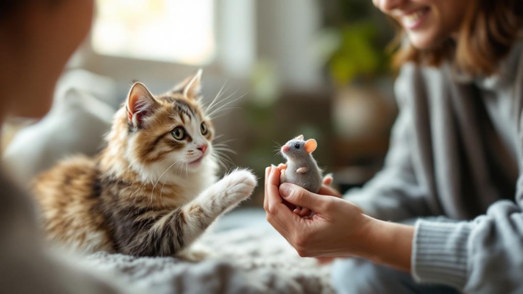 presenting gifts as prey