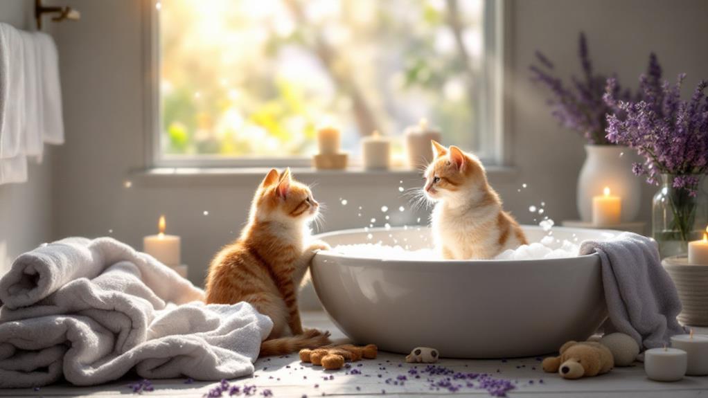 cat bathing care essentials