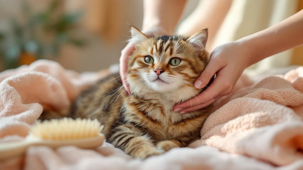 post bath relaxation routine