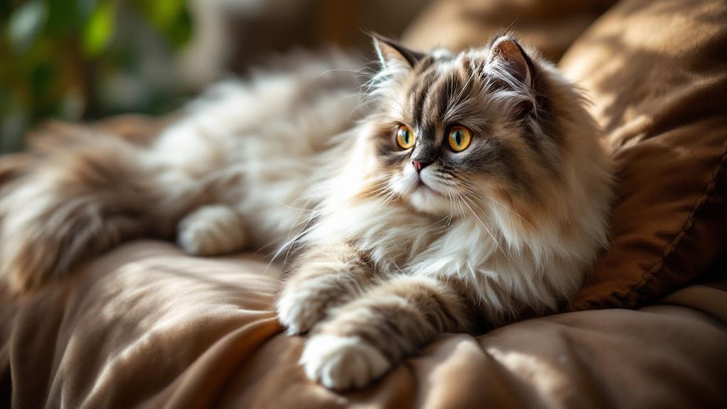 fluffy long haired feline breed