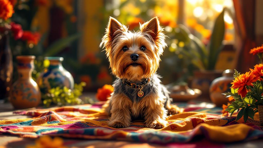energetic yorkshire terrier companions