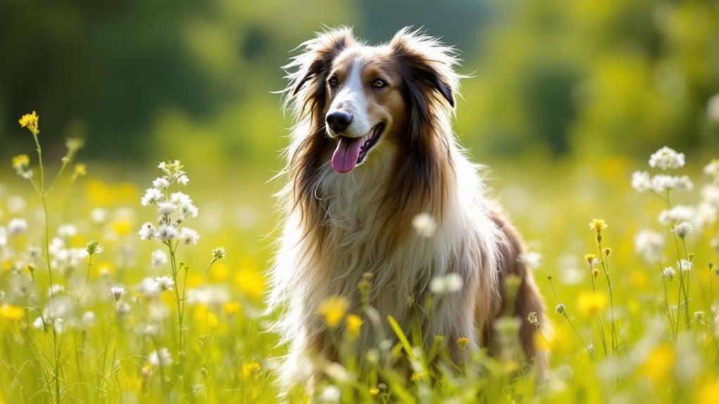 elegant russian wolfhound breed