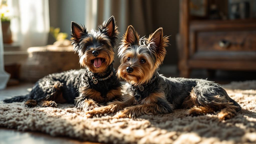 small playful elegant dogs