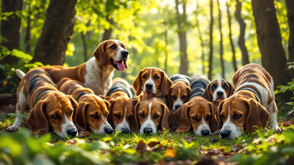 scent hounds exhibit intelligence