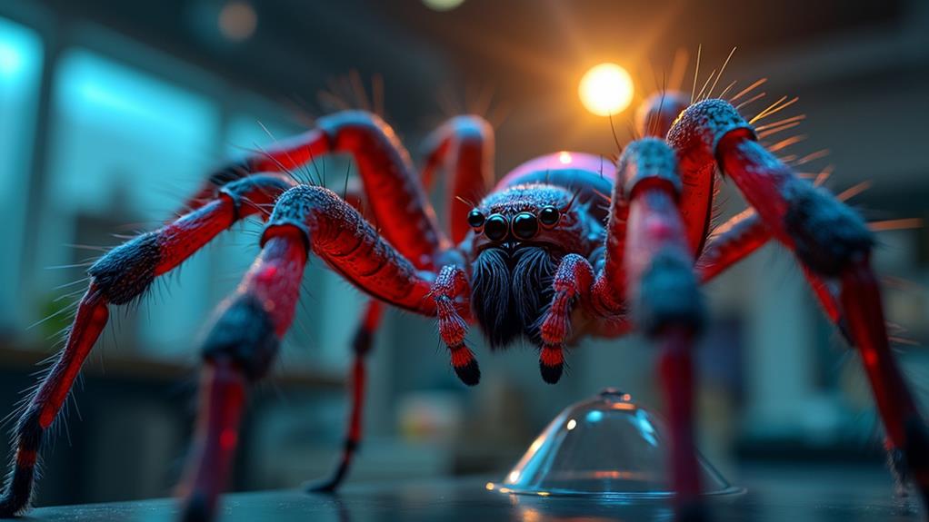 radioactive spider bites parker