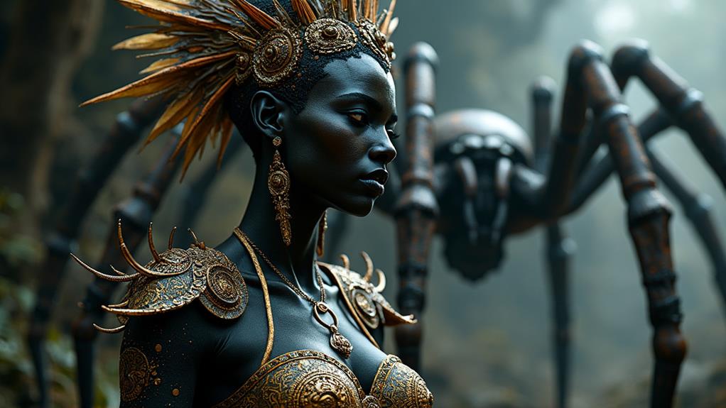 spider queen battles kumonga