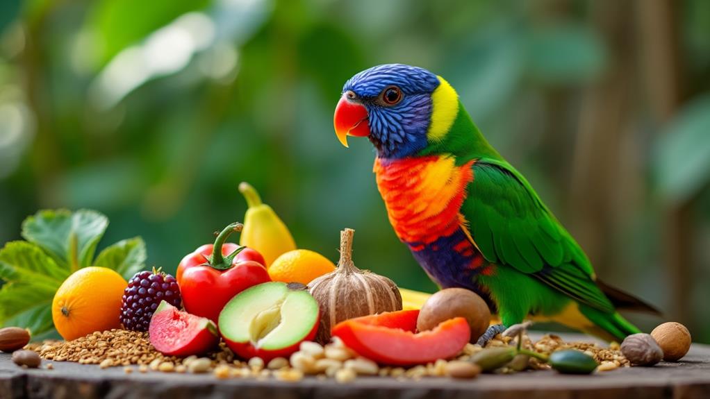nutritional needs for lovebirds