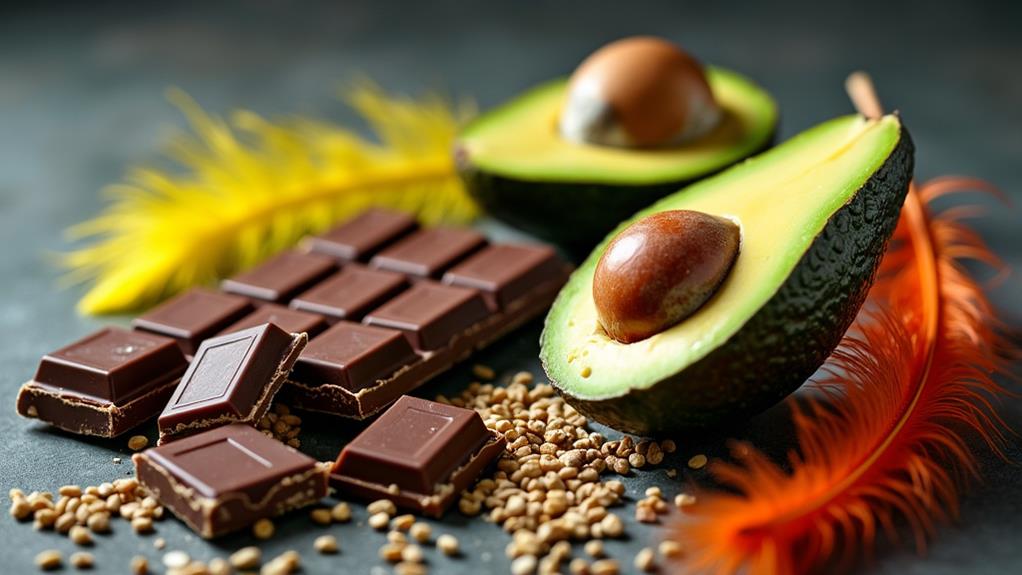 avocado chocolate health risks