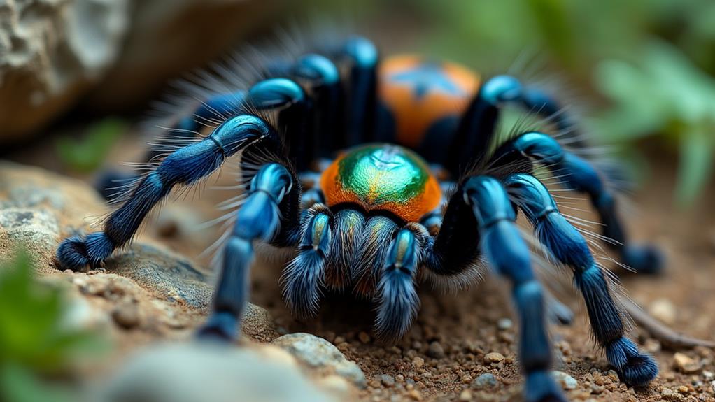 vibrant arachnid species description