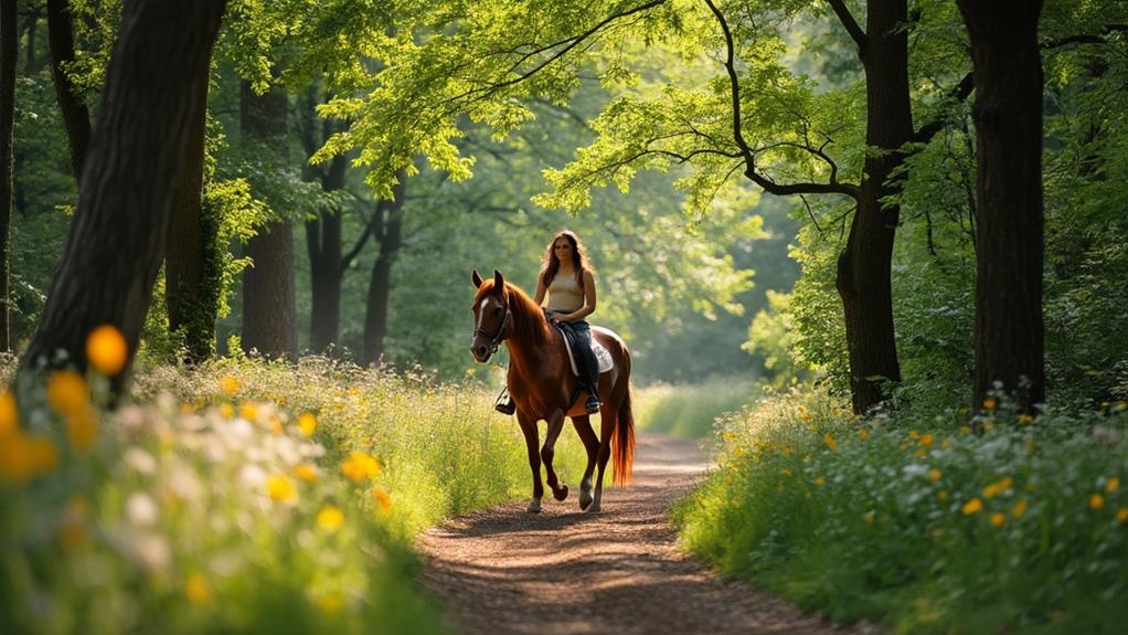 adventure on horseback trails