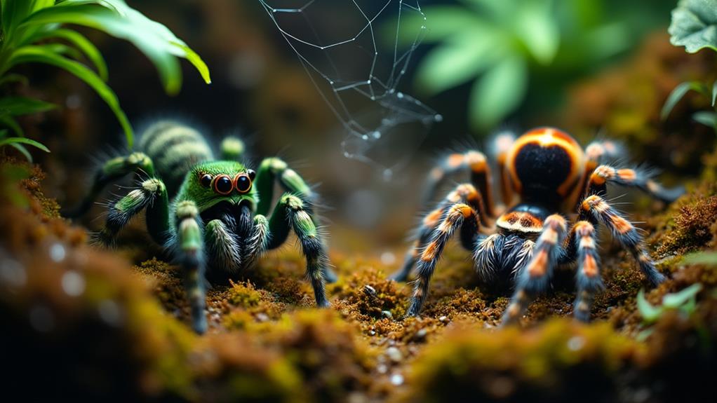 selecting spider species options