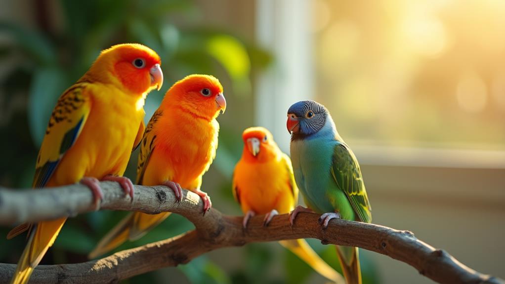 allergy friendly bird species