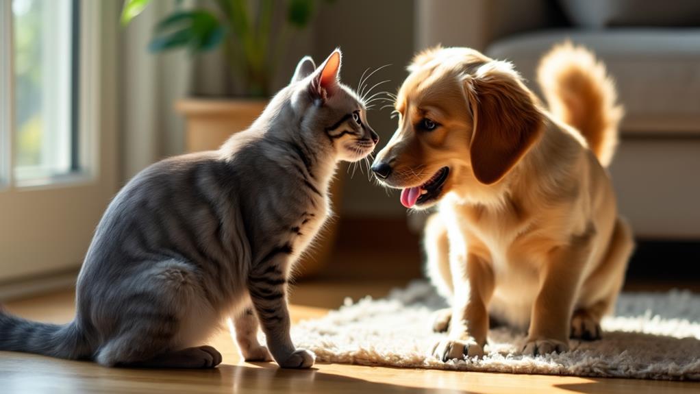 interacting with other animals