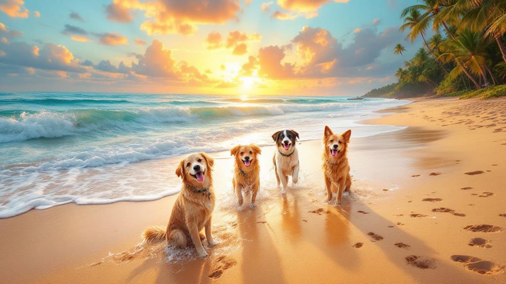 beautiful sandy coastal paradise