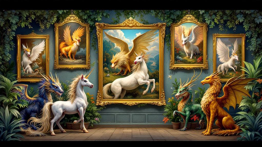 mythical creatures in artwork