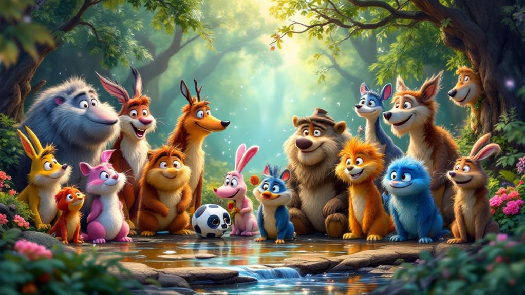 anthropomorphic animal personalities