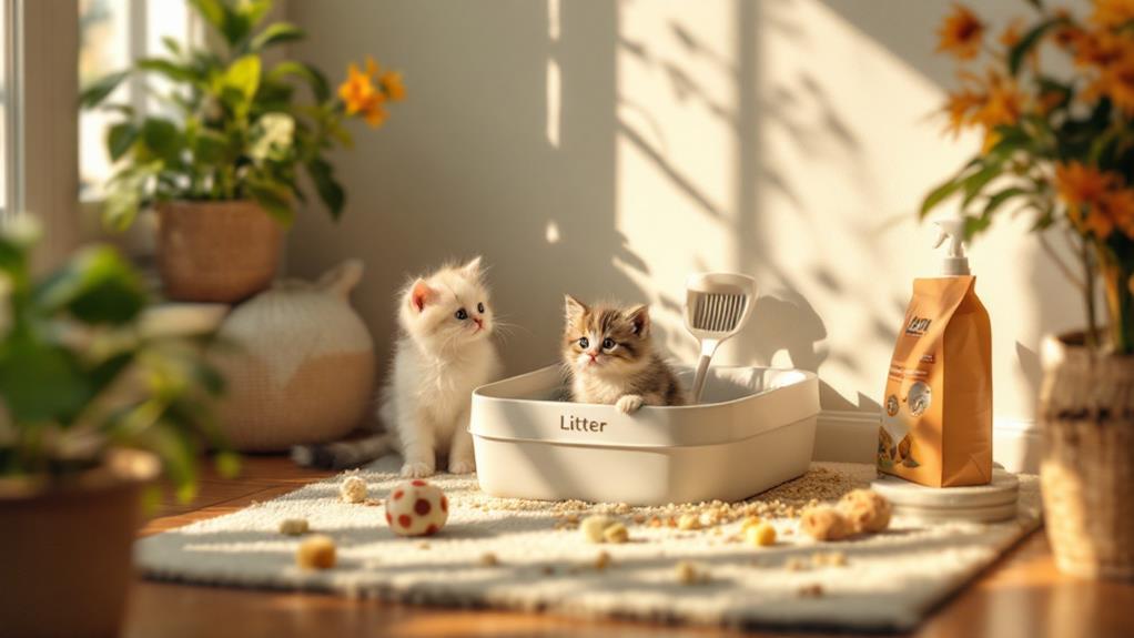 essential litter box supplies