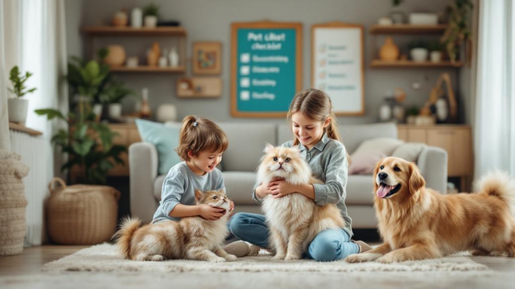 establishing a cleaning schedule