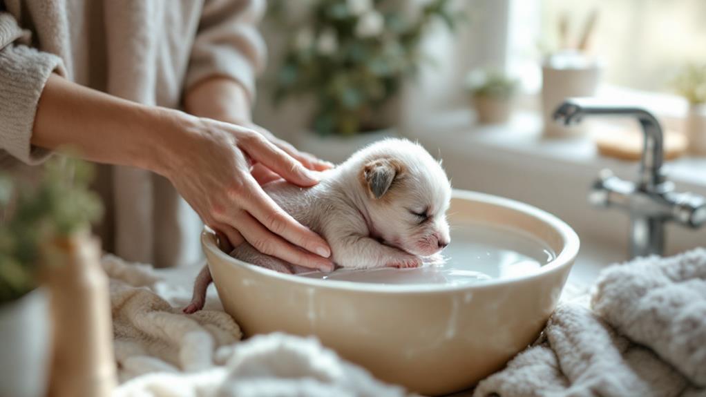 caring for newborn puppies