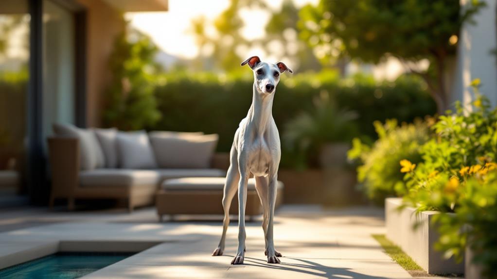 sleek italian greyhound elegance