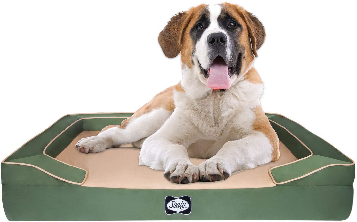 Sealy Lux Quad Layer Orthopedic Dog Bed with Cooling Gel-jpeg